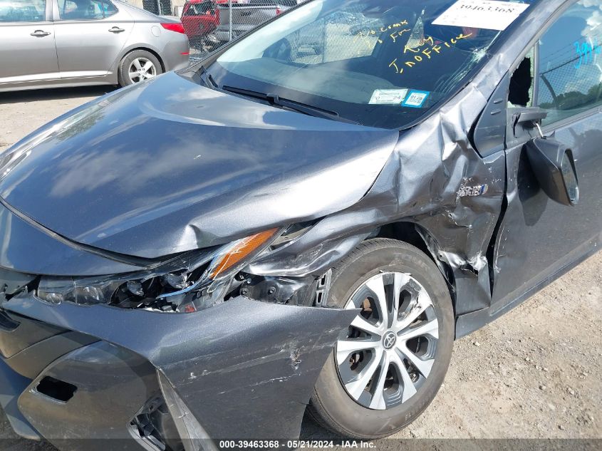 2021 Toyota Prius Prime Le VIN: JTDKAMFP3M3188857 Lot: 39463368