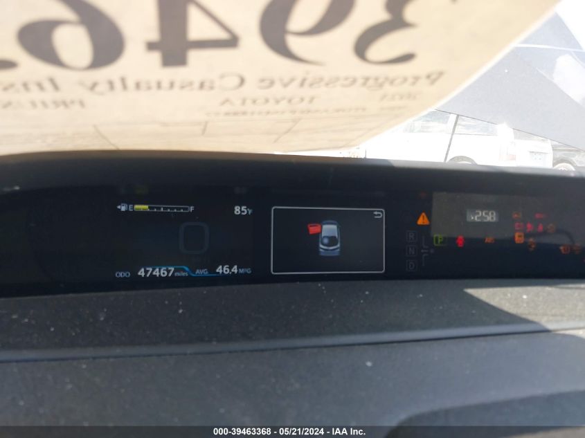 2021 Toyota Prius Prime Le VIN: JTDKAMFP3M3188857 Lot: 39463368