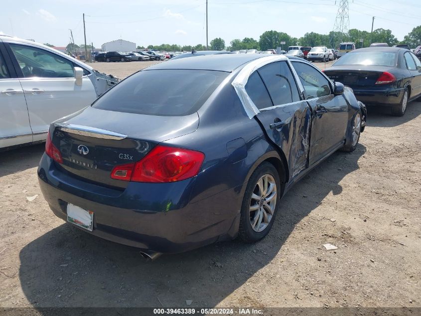 2007 Infiniti G35X VIN: JNKBV61F67M811089 Lot: 39463389