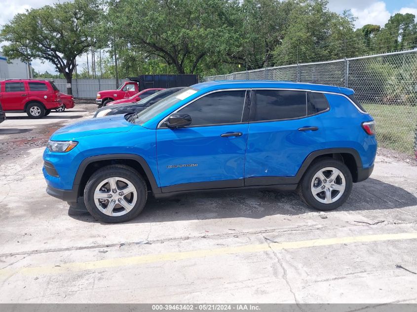 2024 Jeep Compass Sport 4X4 VIN: 3C4NJDAN0RT115038 Lot: 39463402