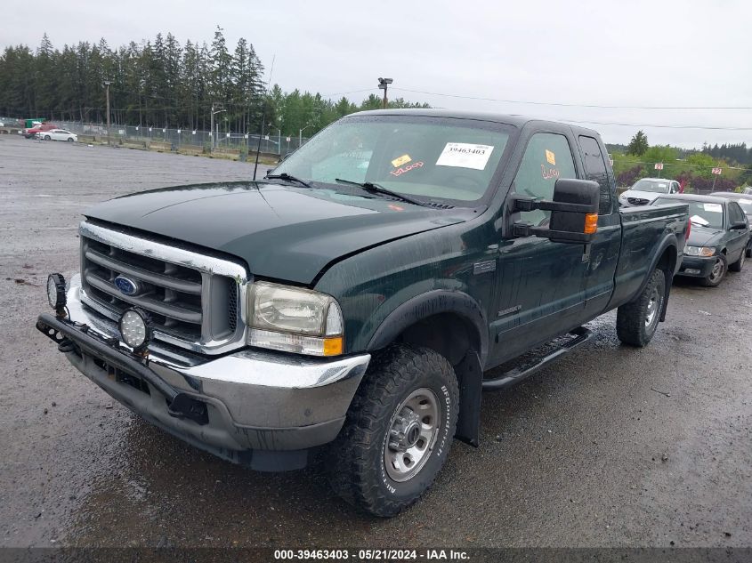 2002 Ford F-250 VIN: 1FTNX21F72EB85783 Lot: 39463403