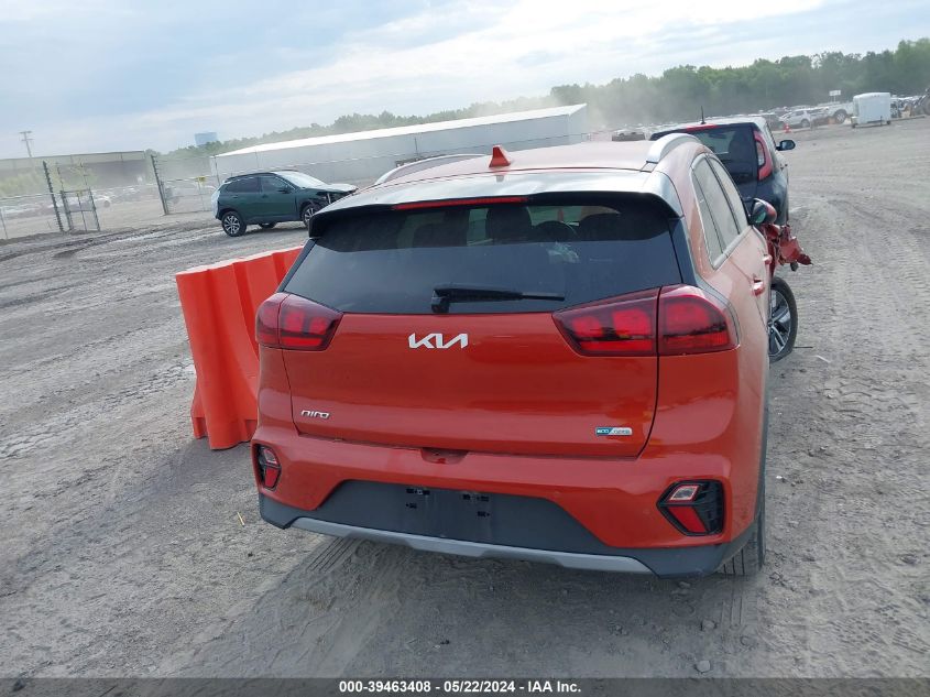 2022 Kia Niro Lxs Se VIN: KNDCB3LC2N5509693 Lot: 39463408