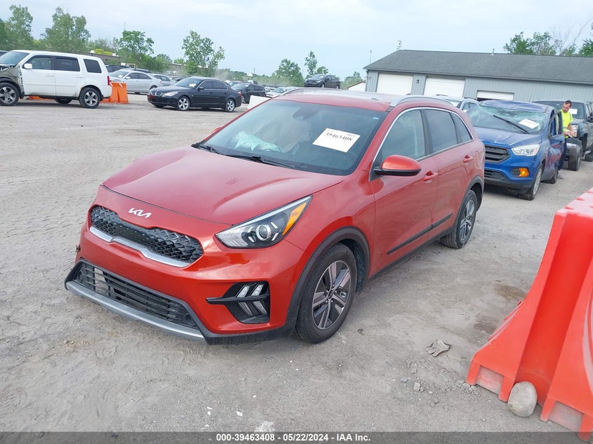 2022 Kia Niro Lxs Se VIN: KNDCB3LC2N5509693 Lot: 39463408