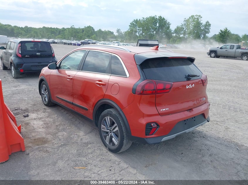 2022 Kia Niro Lxs Se VIN: KNDCB3LC2N5509693 Lot: 39463408
