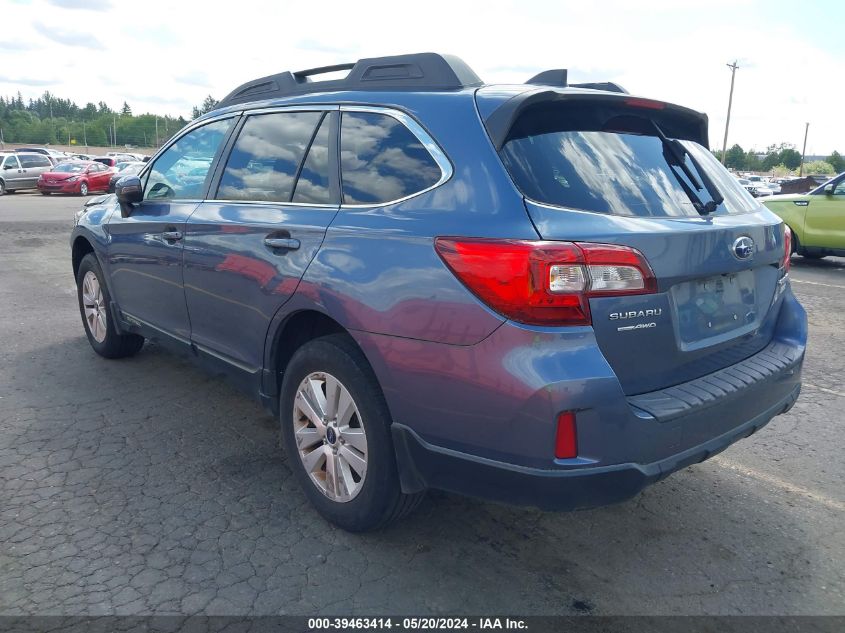 2017 Subaru Outback 2.5I Premium VIN: 4S4BSAHC7H3374313 Lot: 39463414