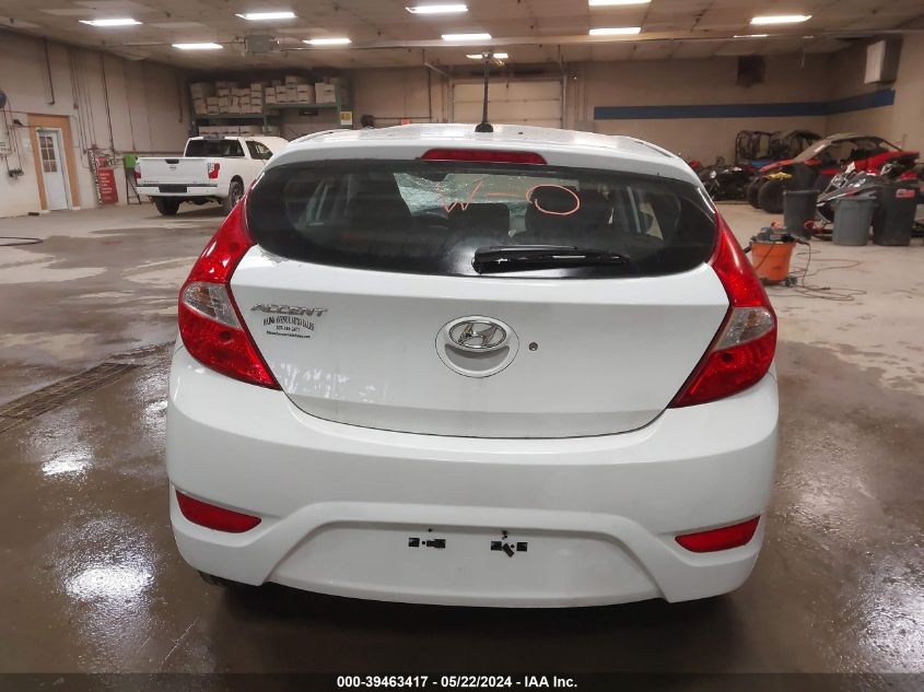 2012 Hyundai Accent Gs VIN: KMHCT5AE1CU033576 Lot: 39463417