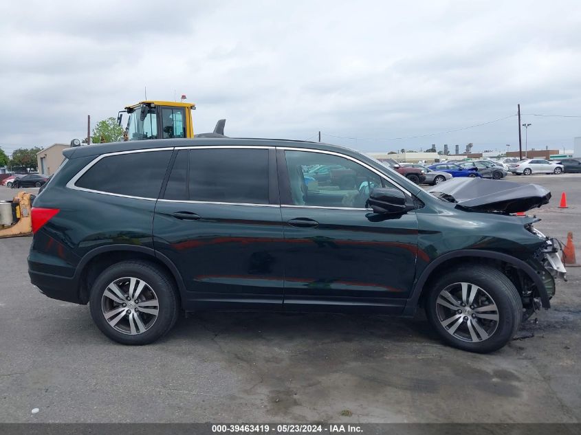 2018 Honda Pilot Ex-L VIN: 5FNYF6H7XJB059078 Lot: 39463419