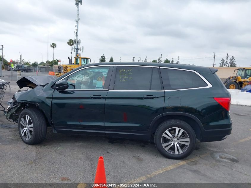 2018 Honda Pilot Ex-L VIN: 5FNYF6H7XJB059078 Lot: 39463419