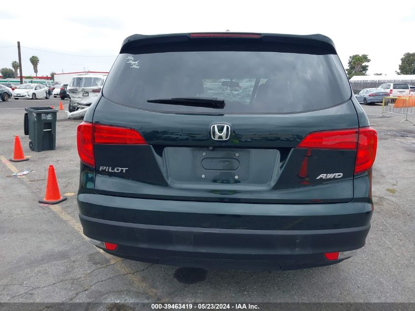 2018 Honda Pilot Ex-L VIN: 5FNYF6H7XJB059078 Lot: 39463419
