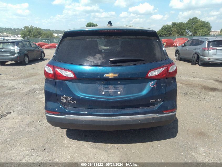 2020 Chevrolet Equinox Awd Lt 1.5L Turbo VIN: 2GNAXUEV1L6166767 Lot: 39463422