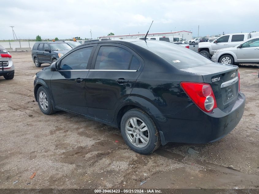 2012 Chevrolet Sonic 2Lt VIN: 1G1JC5SH4C4209467 Lot: 39463423