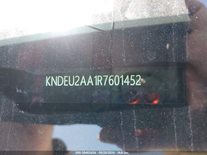 2024 Kia Seltos S VIN: KNDEU2AA1R7601452 Lot: 39463434