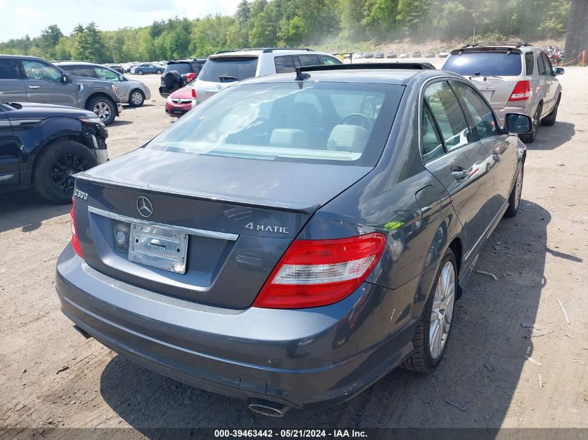 WDDGF81X78F167249 | 2008 MERCEDES-BENZ C 300