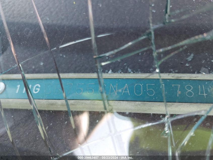 1992 Honda Accord Lx VIN: 1HGCB7556NA051784 Lot: 39463457