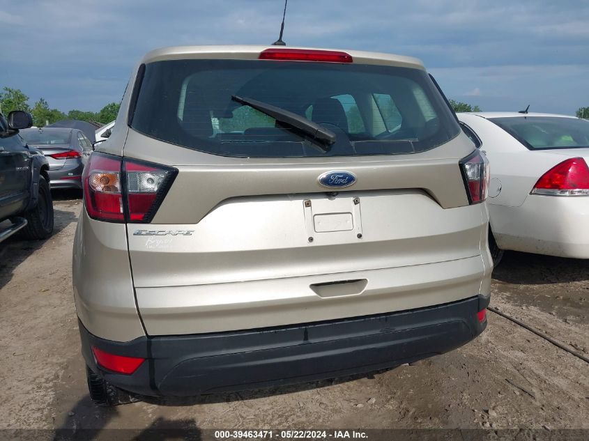 2017 Ford Escape S VIN: 1FMCU0F79HUD39362 Lot: 39463471