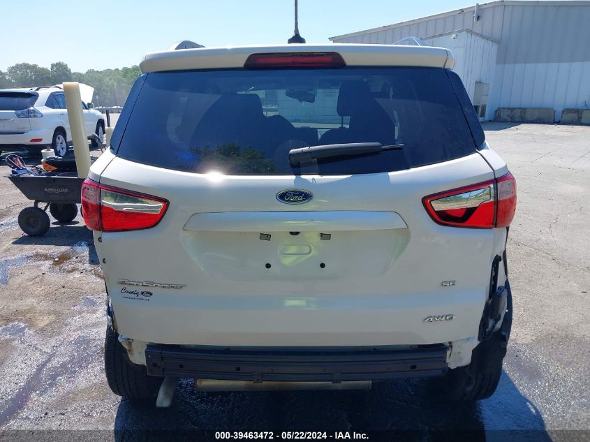 2020 Ford Ecosport Se VIN: MAJ6S3GL2LC311296 Lot: 39463472