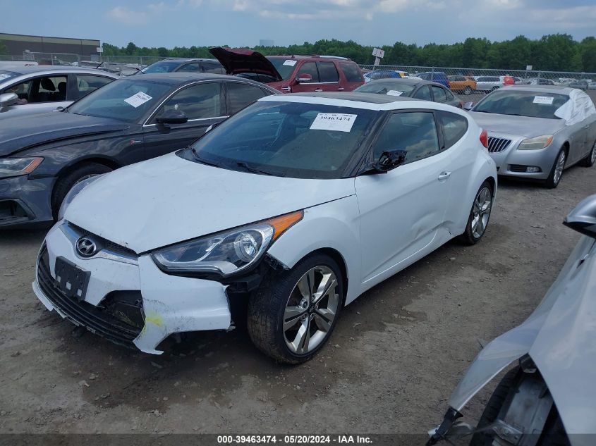 2017 Hyundai Veloster Value Edition VIN: KMHTC6AD9HU320359 Lot: 39463474