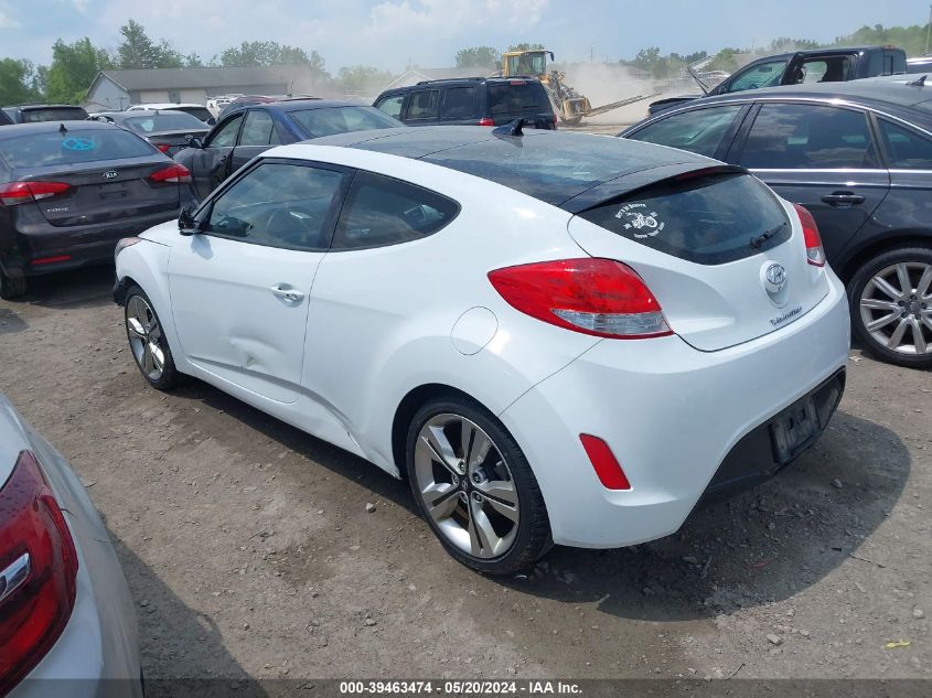 2017 Hyundai Veloster Value Edition VIN: KMHTC6AD9HU320359 Lot: 39463474