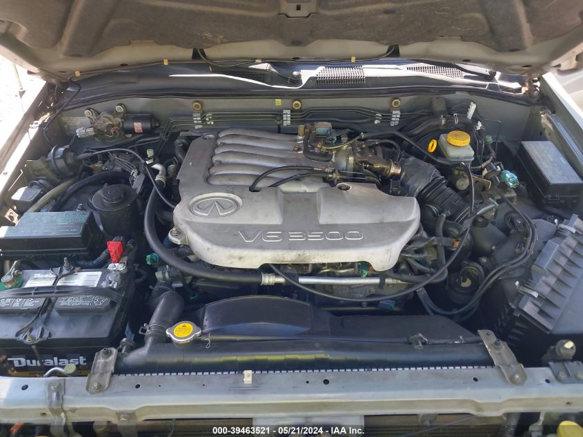 2001 Infiniti Qx4 Luxury VIN: JNRDR07X41W104015 Lot: 39463521