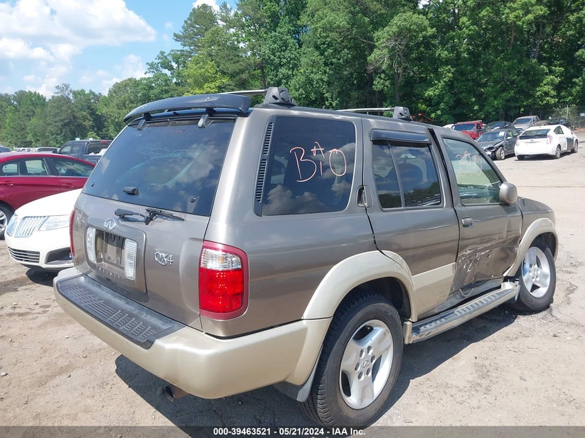 2001 Infiniti Qx4 Luxury VIN: JNRDR07X41W104015 Lot: 39463521