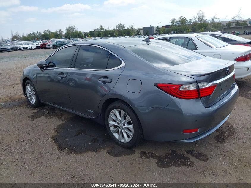 2013 Lexus Es 300H VIN: JTHBW1GG1D2036420 Lot: 39463541