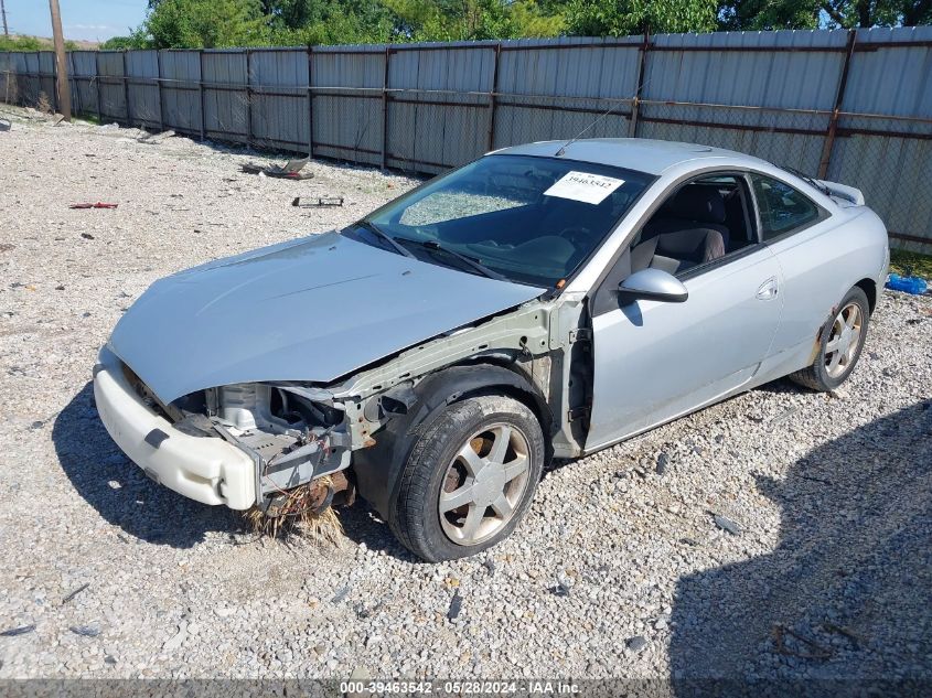 2000 Mercury Cougar V6 VIN: 1ZWFT61L2Y5645477 Lot: 39463542