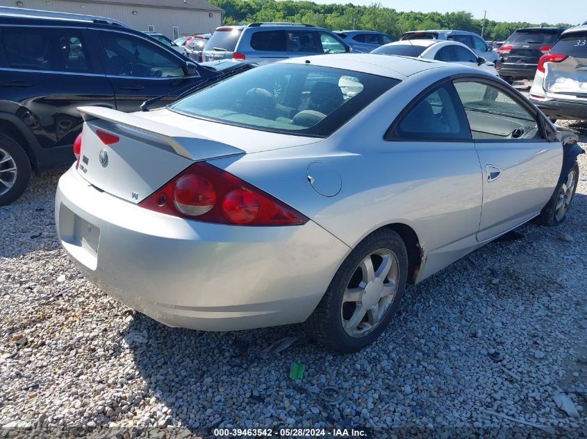 2000 Mercury Cougar V6 VIN: 1ZWFT61L2Y5645477 Lot: 39463542