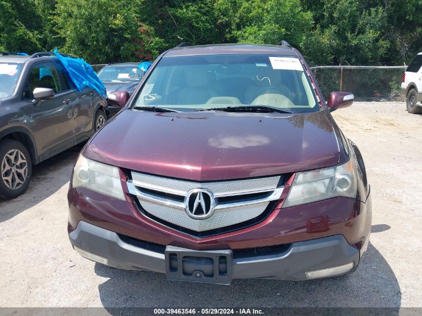 2007 Acura Mdx Technology Package VIN: 2HNYD28417H541889 Lot: 39463546