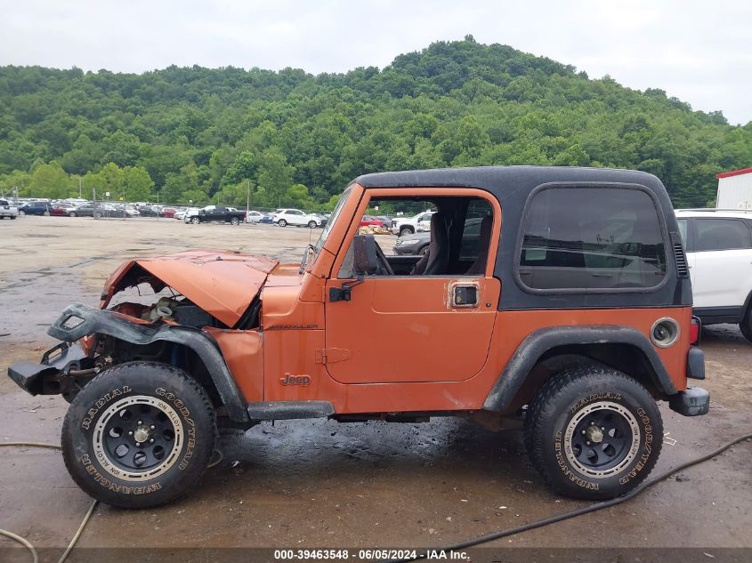 2000 Jeep Wrangler Se VIN: 1J4FA29P9YP802613 Lot: 39463548