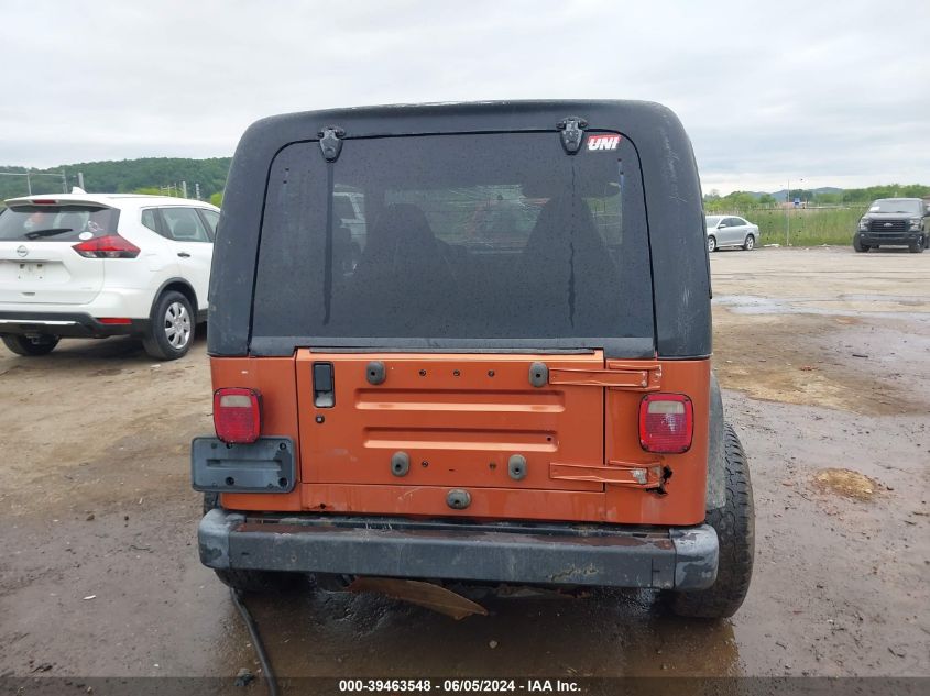 2000 Jeep Wrangler Se VIN: 1J4FA29P9YP802613 Lot: 39463548
