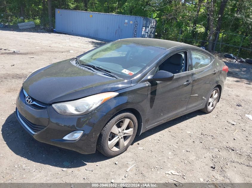 2013 Hyundai Elantra Gls VIN: KMHDH4AEXDU755145 Lot: 39463552