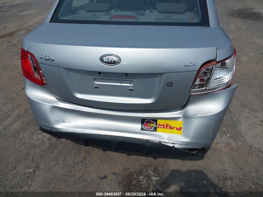 2011 Kia Rio Lx VIN: KNADH4A33B6868467 Lot: 39463557