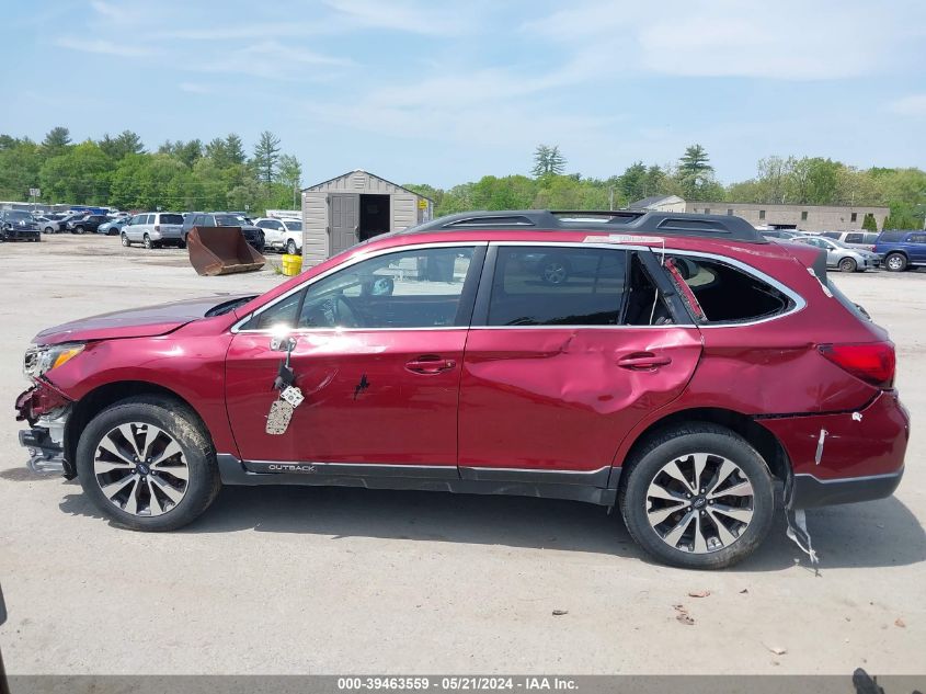 2017 Subaru Outback 2.5I Limited VIN: 4S4BSANCXH3216133 Lot: 39463559