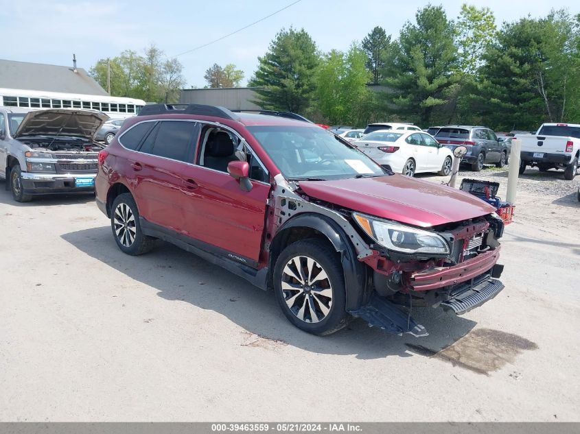 2017 Subaru Outback 2.5I Limited VIN: 4S4BSANCXH3216133 Lot: 39463559