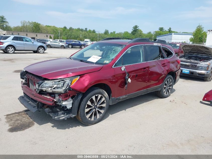 2017 Subaru Outback 2.5I Limited VIN: 4S4BSANCXH3216133 Lot: 39463559