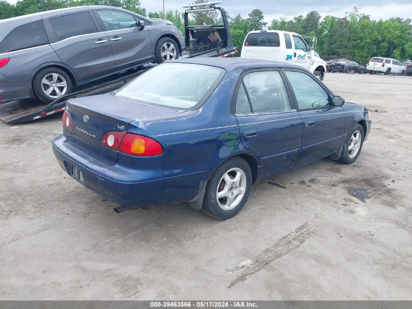 2002 Toyota Corolla Le VIN: 2T1BR18E22C525414 Lot: 39463566