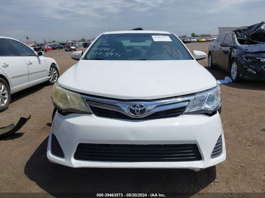 2012 Toyota Camry Le VIN: 4T1BF1FK8CU544471 Lot: 39463573