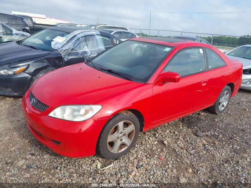 2004 Honda Civic Ex VIN: 1HGEM22914L054320 Lot: 39463577