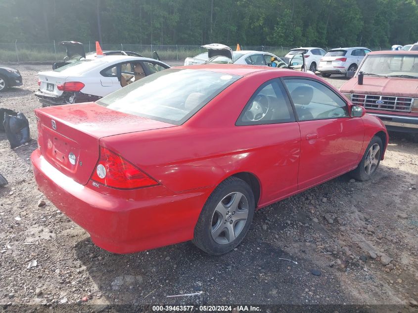 2004 Honda Civic Ex VIN: 1HGEM22914L054320 Lot: 39463577