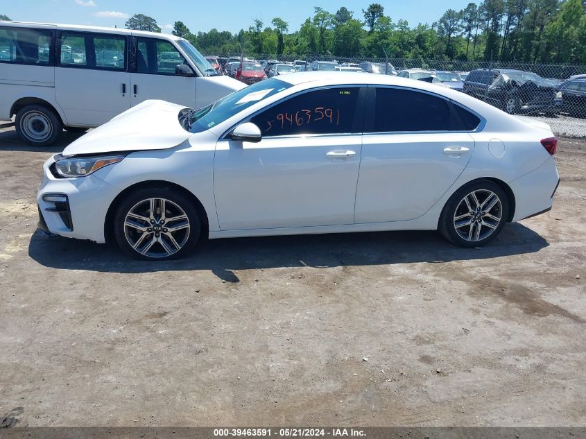 2019 Kia Forte Ex VIN: 3KPF54AD7KE029817 Lot: 39463591