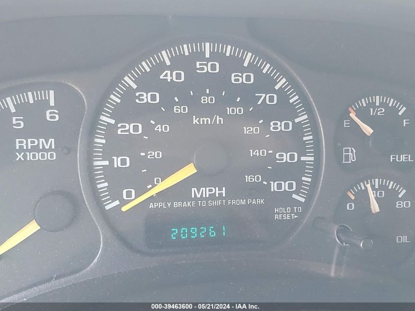 2000 GMC Sierra 1500 Sle VIN: 2GTEK19T5Y1269680 Lot: 39463600