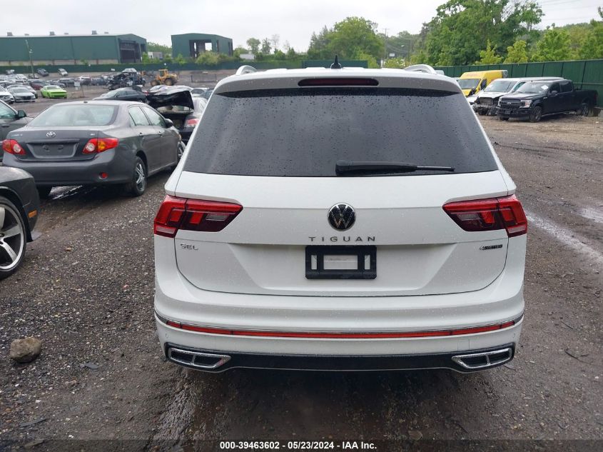 2022 VOLKSWAGEN TIGUAN SEL R-LINE - 3VV4B7AX5NM008505