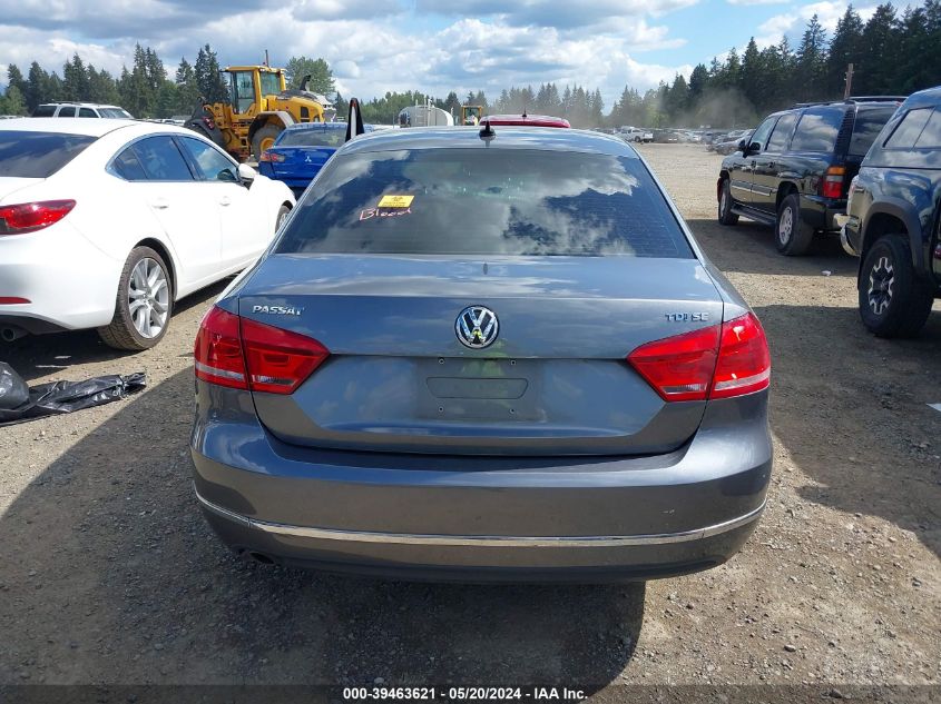 2015 Volkswagen Passat 2.0L Tdi Se VIN: 1VWBV7A39FC120962 Lot: 39463621