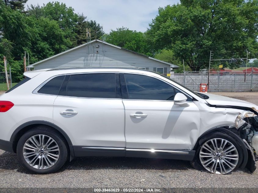 2018 Lincoln Mkx Reserve VIN: 2LMPJ8LR5JBL26333 Lot: 39463629