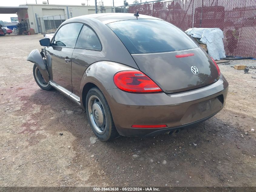 2012 Volkswagen Beetle 2.5L VIN: 3VWJX7AT6CM639807 Lot: 39463638