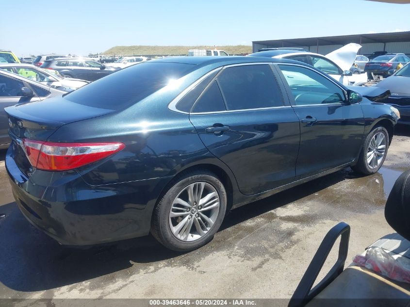 2016 Toyota Camry Se VIN: 4T1BF1FK0GU136732 Lot: 39463646