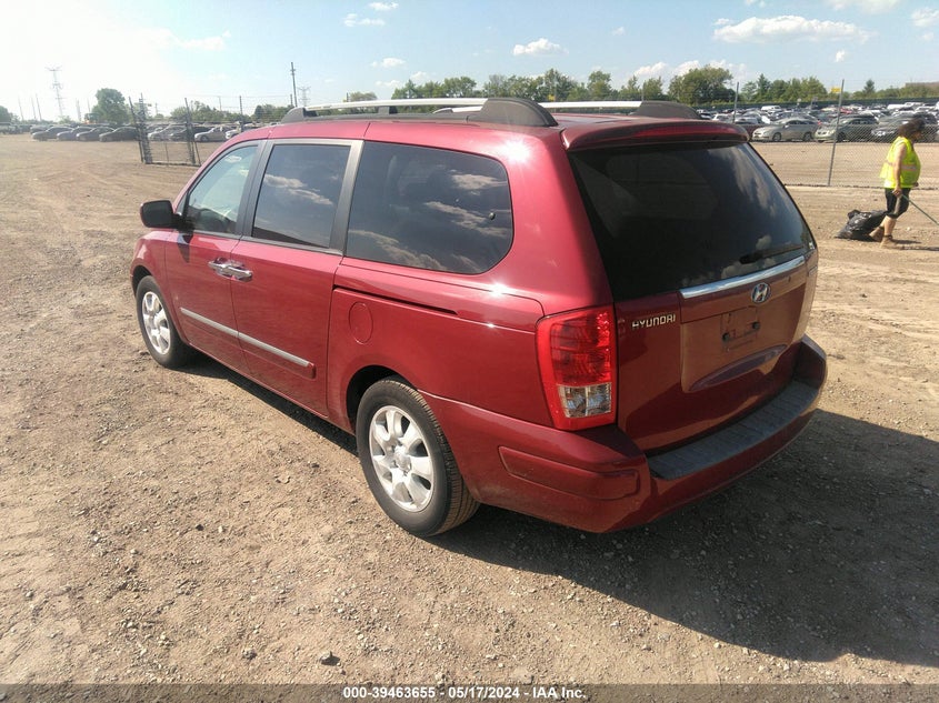 2007 Hyundai Entourage Gls/Limited/Se VIN: KNDMC233676037801 Lot: 39463655