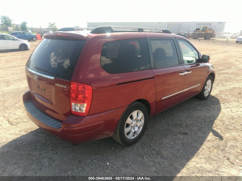 2007 Hyundai Entourage Gls/Limited/Se VIN: KNDMC233676037801 Lot: 39463655