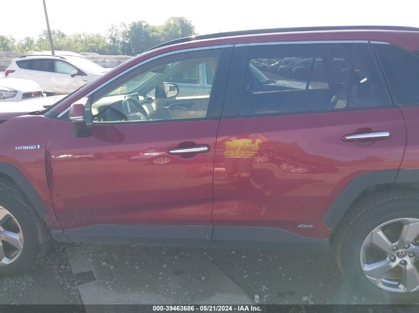 2021 Toyota Rav4 Limited Hybrid VIN: JTMD6RFV8MD042292 Lot: 39463686