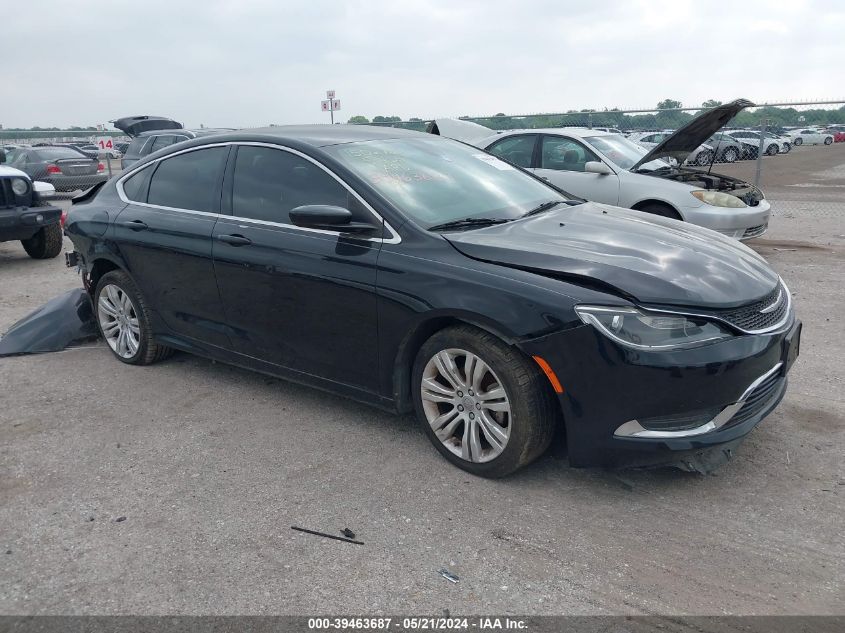 2015 Chrysler 200 Limited VIN: 1C3CCCABXFN635698 Lot: 39463687